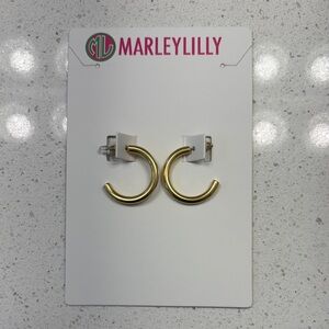 Marleylilly Gold Hoop Earrings
